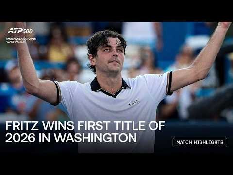 Taylor Fritz vs Rafael Jodar Highlights | Washington 2026 Final