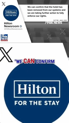 Hilton CUTS TIES with Minnesota hotel over DHS controversy #foxnews #news #shorts