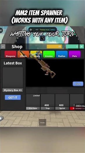 UPDATED MM2 Script – The Best Keyless Godly Spawner | #delta #roblox #arceusx #murdermystery2 #mm2