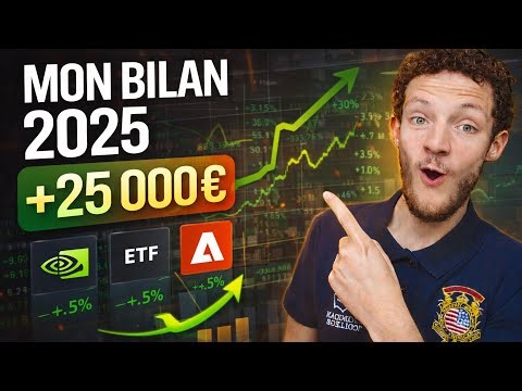 Mon BILAN Bourse 2025 : Patrimoine, Perf (+25 000€) !