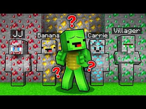Mikey & JJ Friends: TREASURE HIDE & SEEK (Maizen Minecraft)