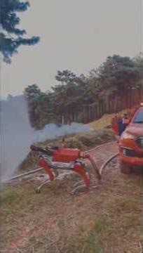 Robot Dog Fighting Fire 🔥🤖 | Future of Firefighting?