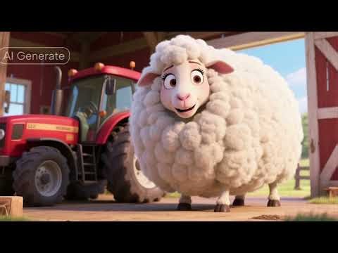 Giant SHEEP FLUFF Explosion! 🐑💨 Funny Mud Crash | 3D Cartoon for Kids