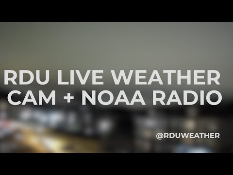 Live Raleigh–Durham Weather Cam | RDU Airport Area | NOAA Weather Radio + Real-Time Conditions