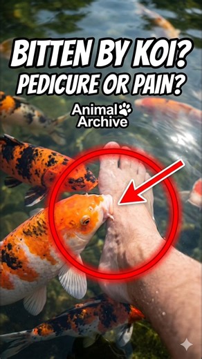 Why Koi Fish "BITE" Your Feet! 😱🦶