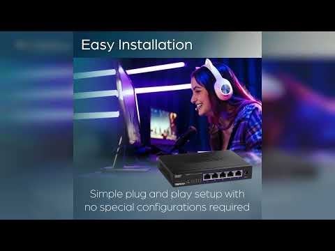 Review: TRENDnet 5-Port Unmanaged 2.5G Gaming Switch, TEG-S350, 5 x 2.5GBASE-T Ports, 25Gbps S...