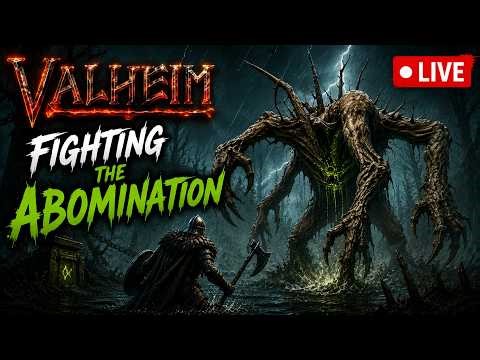 Valheim Abomination Fights + Swamp Exploring!