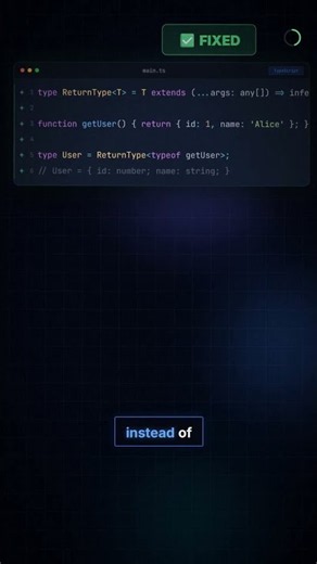 TypeScript's infer keyword extracts types you can't reach ⚡