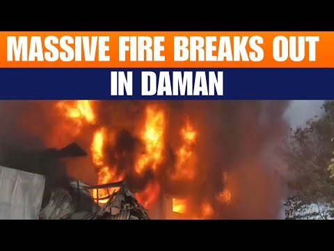 Massive Fire Breaks Out At Packaging Units In Daman, Firefighting On | News9