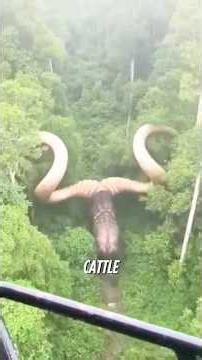 Top 5 Cattle That Look Like They’re From ANOTHER PLANET! 👽🐂 #shorts #animals #bull