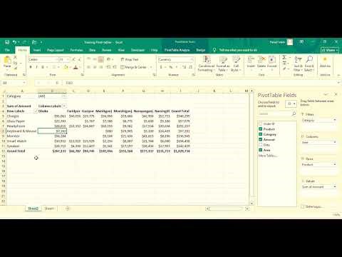 Pivot Table Basic 2 Advance Part-01