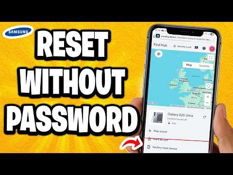 How to Factory Reset Samsung Phone without Password (When Locked Tutorial)