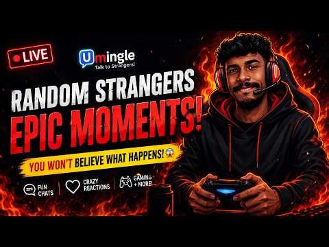 UMINGLE LIVE 🔴 | Random Chat Fun 😂🔥 | Omegle Alternative 2026 #omegle #youtubelive #indiangamer