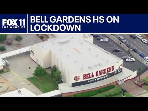Students evacuated at Bell Gardens High School
