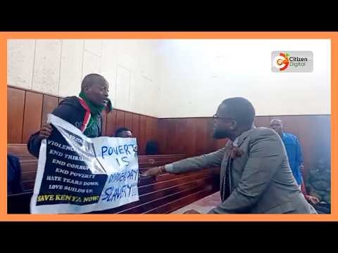 Judge halts proceeding after activist arrested during high fuel prices protests interrupts session