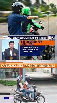 KARNATAKA TAKES BIKE TAXI FIGHT TO SC