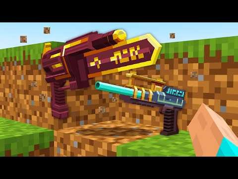Minecraft, But Drops are CUSTOM Guns...