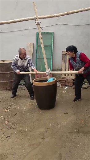 Homemade washing machine - wash clothes while exercising 😂