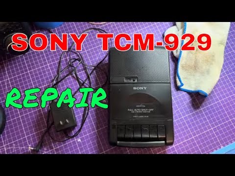 Sony TCM-929 Cassette Recorder Repair