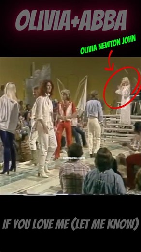 Olivia Newton-John & ABBA: "If You Love Me" (Rare 1978 Live)