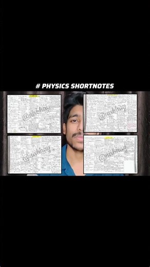 Physics short notes for revision ⚡#shortvideo #shorts #short #neetaspirents #neet #neetexam