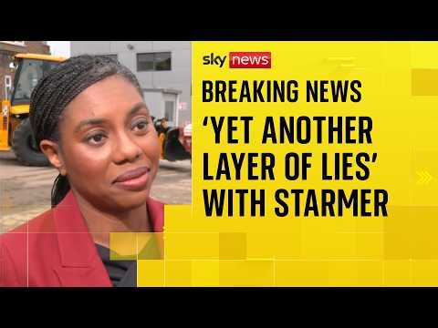 'Shame there is not enough opposition MPs to remove the PM,' says Badenoch