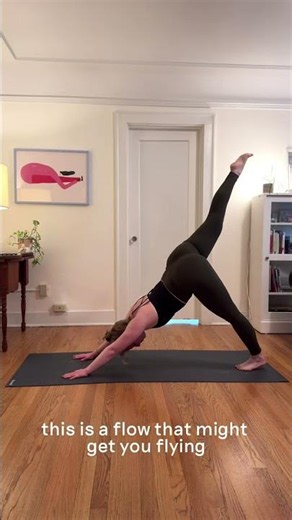 Take flight (maybe) in this #vinyasayoga flow