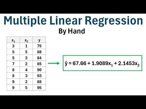 How to Perform Multiple Linear Regression by Hand