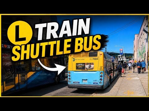 L Train Shuttle Bus Ride