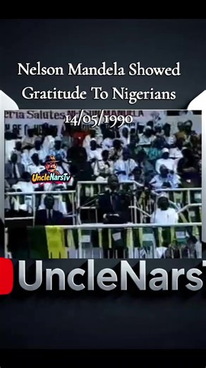 Mandela Thanks Nigeria for Anti-Apartheid Support (1990)