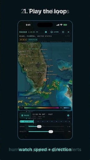 Radar on iPhone in 15 seconds ⛈️ #shorts