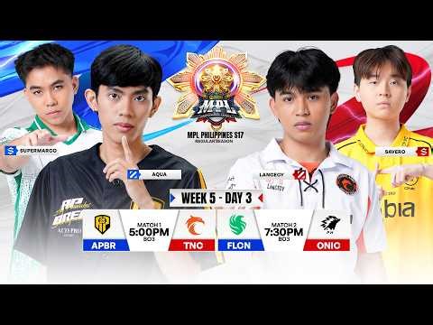 🔴 LIVE | MPL PH S17 | ENGLISH - Week 5 Day 3
