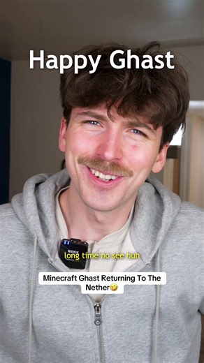 Minecraft Ghast Returning To The Nether🤣 | minecraft ghast