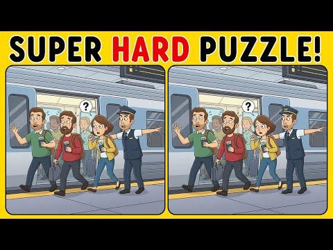 Hard Spot the Difference Puzzle | Find All Differences