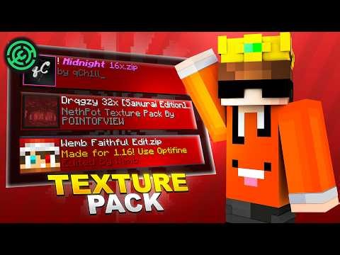 Top 10 BEST Minecraft PvP Texture Packs 1.21+ 🔥 (FPS Boost + Clean GUI)