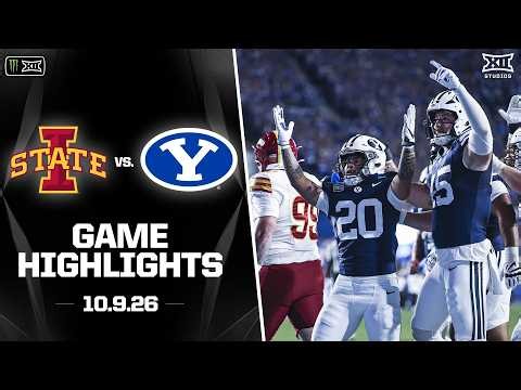 Iowa State vs. #8 BYU State Highlights | 2026 Monster Energy Big 12 Football