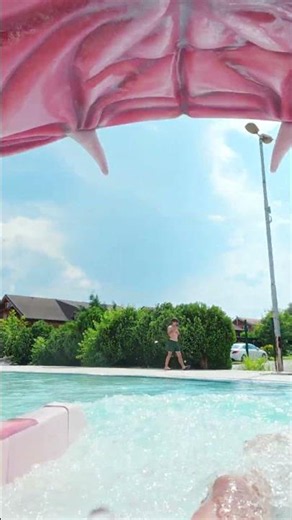 Brown Tube Water Slide at S Klub Aquapark 🇷🇸