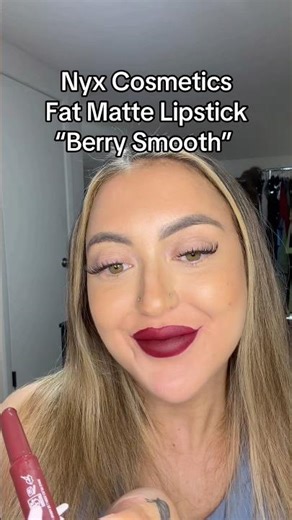 Nyx Cosmetics Fat Matte Lipstick “Berry Smooth”