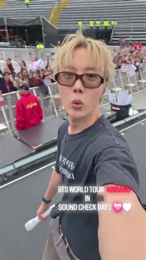 J-hope's IG Story ✨ || BTS WORLD TOUR 'ARIRANG' IN LIMA D-1