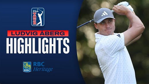 Ludvig Åberg fires 8-under 63 | Round 1 | RBC Heritage | 2026
