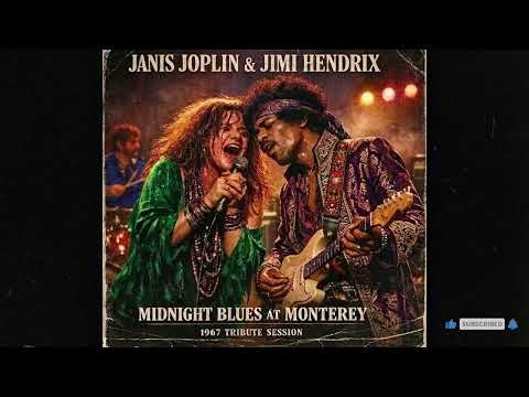 Janis Joplin & Jimi Hendrix 🔥 Midnight Blues at Monterey 1967 | Psychedelic Soul (Inspired Tribute)