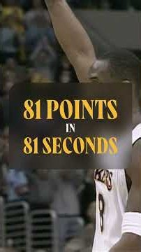 That Time Kobe dropped 81 points 🤯 #Lakers #KobeBryant