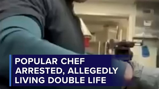 Fugitive arrested living double life as popular chef