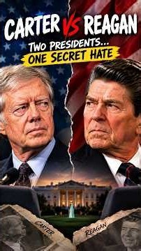 Carter vs. Reagan: The Secret Rivalry That Changed America 🇺🇸 #americanhistory