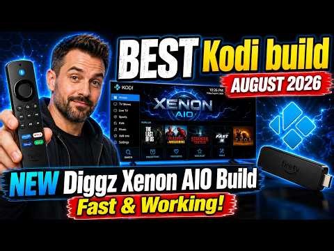 BEST Kodi build AUGUST 2026 | NEW Diggz Xenon AIO Kodi Build | Fast & Working!