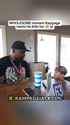 Rampage Meets His Littlest Fan