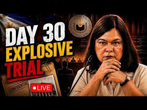 Sara Duterte Impeachment LIVE: Day 30 Big Corruption Charge LIVE | Tax Records Under Senate Scrutiny