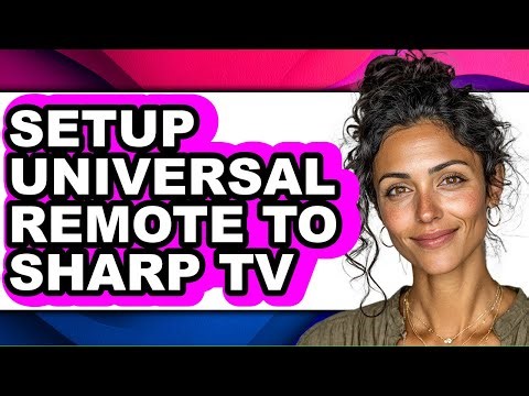 How to Setup Universal Remote to Sharp Tv (easy Method)