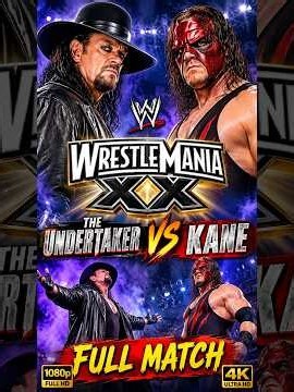 🔥 The Undertaker vs Kane | WrestleMania XX (2004) | FULL MATCH 💀 #WWE #Shorts #shortsfeed #trending