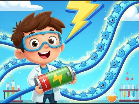 Electricity Explained for Kids ⚡| The Invisible River of Power (Cartoon Science Adventure!) #science